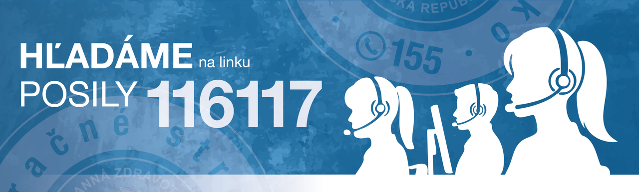 Hľadáme posily na linku 116117 banner